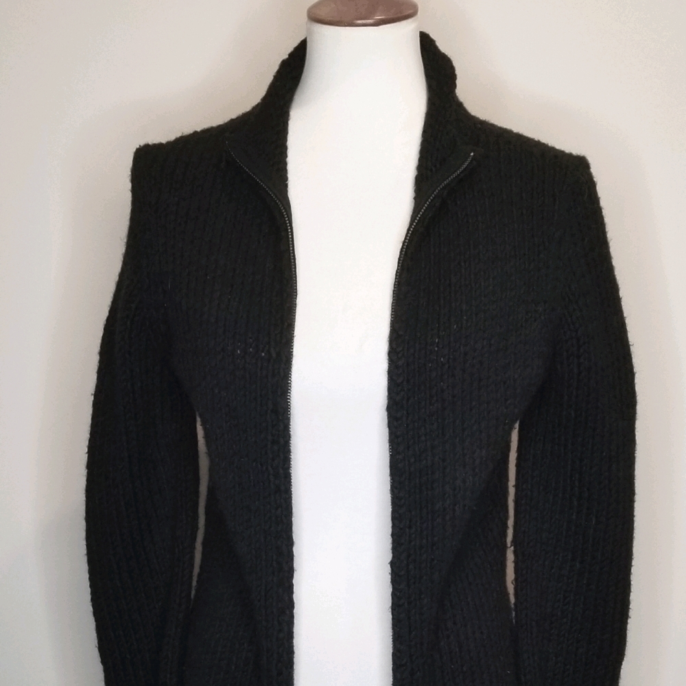 Limited zipper front sweater